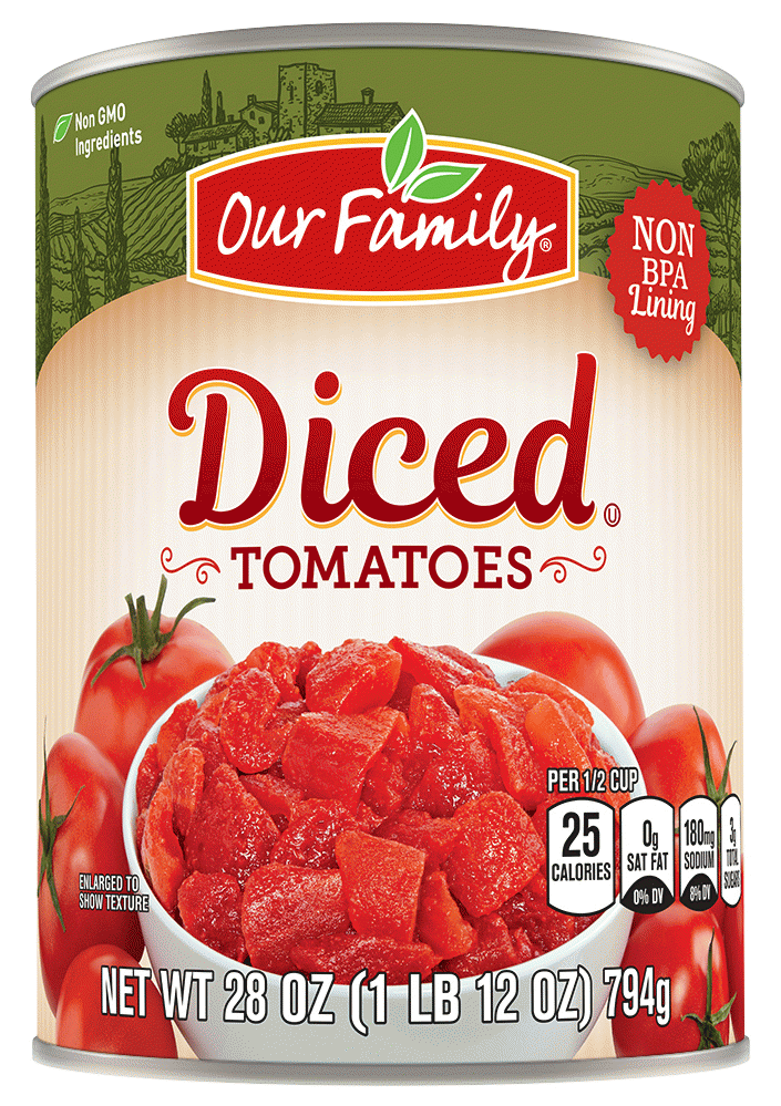 Our Family  diced tomatoes Full-Size Picture